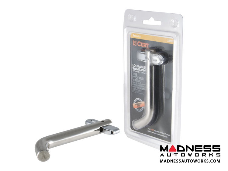 Hitch Swivel Pin by CURT Manufacturing - 23581 - 1.25" Reciever Tubes